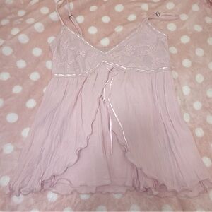 Hollister flyaway babydoll top